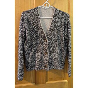 Madewell Vintage Ditsy Cameron Ribbed Cardigan, XS